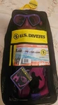 Brand New Us Divers Travel Ready Snorkeling Set Pink Size Medium Youth 1-4. Fixed Price $19.95.