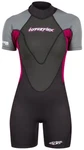 Hyperflex Women's Access Shorty Spring 2MM Wetsuit Back Zip, Black / Purple. Fixed Price $59.99.