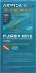 Florida Keys 3D Dive Maps Largo Islamorada Marathon West Shipwrecks. Fixed Price $21.99.