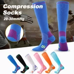 3 Pair Sports Long Tube Compression Socks Exercise Pressure Stockings Hose S-xxl. Fixed Price $14.77.