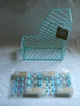 Aqua Wire Magazine Holder Pineapple Push Pins & Star Binder Clips 25 Pieces New. Fixed Price $19.99.