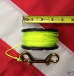 Dive Reel 100FT Scuba Diving Equipment Emergency Gear Tactical Kit Brass Clip. Fixed Price $19.99.