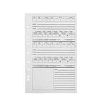 Trident 3 Ring Log Refill Sheets. Fixed Price $11.99.