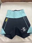 Scubapro 1.5MM Everflex Women's Shorts, Black, Size 2 X-small. Fixed Price $99.00.