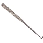 C1890 Jacobi And Jenkins Sterling Repousse Shoe Button Hook. Fixed Price $110.00.