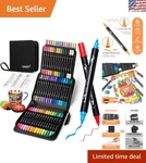 Innovative 60 Color Acrylic Paint Pens - Fine And Brush Tips For Creative Fun!. Fixed Price $35.99.