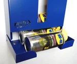 Blue Wall Mounted Storage Dispenser Unit Spray Grease Can Garage Holder Silicone. Fixed Price $53.76.