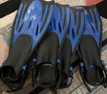 Lot Of Akona Gear Adj. Scuba Diving Snorkeling Swim Fins Sm. 4 1/2 - 8 Bl. Fixed Price $24.00.