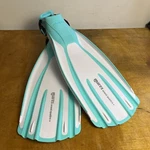 Mares Avanti Quattro + Small Aqua Open Heel Scuba Diving And Snorkeling Fins. Fixed Price $171.00.