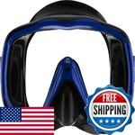 Cressi Liberty Mono-lens Diving Mask Black/blue. Fixed Price $98.19.
