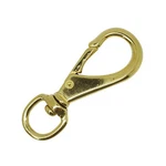 Scuba Choice 4.4" Brass Swivel Eye Snap Hook Clip #3, 13.3MM Opening. Fixed Price $10.99.
