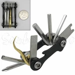 Scuba Diving 2.5" Black Mini Compact Multi Dive Tool 8 1 Wrench Screwdriver. Fixed Price $19.99.