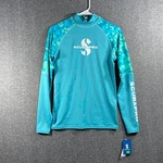 Scubapro Rash Guard Womens Medium Upf 50 Long Sleeve Teal Shirt. Fixed Price $41.91.