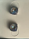 Origami Owl Grey Crystal Clara Stud Earrings. Fixed Price $20.00.