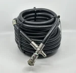Dwe 50' Breathing Air Hose 250 Psi 3/8" W/ Parker Quick-connect Ss Fittings New. Fixed Price $50.00.