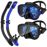 Acqces Snorkeling Gear For Adults Dry Top Mask Set 2 Pack Scuba Diving. Fixed Price $29.86.