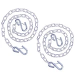 3/16 X 48 Grade 30 Steel Boat Trailer Safety Chain With Spring Clip Hooks 3500. Fixed Price $25.70.