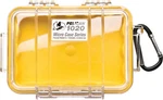 New Pelican 1020 Clear With Yellow Micro Case Includes Free Engraved Nameplate. Fixed Price $34.88.