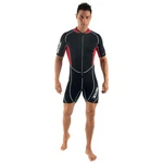 Seac Ciao Man, Men's Shorty Suit, 2.5 Mm Neoprene For X-large, Black/red. Fixed Price $137.26.