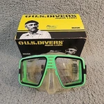 Us Divers Aqua Lung Hawaii 4 Scuba Diving Snorkeling Mask Neon Green W/ Box. Fixed Price $49.45.