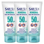 Safe Sea Zinc Oxide Sunscreen SPF50 - Clear Mineral Face. Fixed Price $83.25.