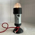 Innovative Lighting Portable Led W/ Vtg Vintage Brass Spring Trigger Swivel Hook. Fixed Price $18.00.