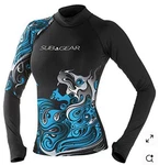 Subgear By Scubapro Crimp Lady Long Sleeve Rash Guard Women's Size Small. Fixed Price $39.99.