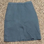 Women's Size 6 J. Crew Slate Blue Pencil Skirt Work Casual Party Summer. Fixed Price $18.00.