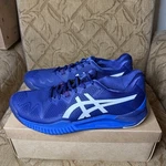 Asics Gel Resolution 8 Tennis Shoes Dive Blue Purple Men's Size 12 Nice!. Fixed Price $74.99.
