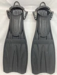 Sherwood Triton Open Heel With Spring Straps Scuba Dive Diving Fins Black Large. Fixed Price $69.00.