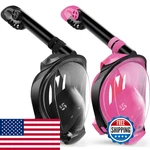 Greatever G2 Snorkeling Gear For Adults 2PCS Full Face Mask Dry Top. Fixed Price $94.81.