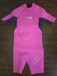 O'neill Reactor Toddler 2MM Spring Wetsuit Berry/slate (5127G)-NEW-SIZES 3,4 & 6. Fixed Price $49.16.