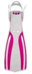 Oceanic Viper 2 Open Heel Fins, White/pink Small. Fixed Price $104.95.