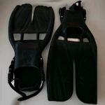 Scubapro Twin Jet Professional Diving + Fins Flippers (dark Charcoal) Size: Med. Fixed Price $36.89.