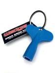 Wedgie Ergonomic Drum With Keychain Blue 1 Pc. Fixed Price $7.00.