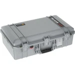 Pelican 1555 Air Case, Silver With Blue Handle Latches No Foam - SKU#2042396. Fixed Price $228.00.