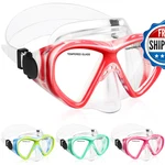 Acqces Kids Swim Goggles Snorkel Diving Mask For Boys Girls Ages 5-15 Two-color. Fixed Price $27.97.