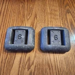 Set Of 2 Sea Pearls Uncoated Lace Thru 6 Lb Lead Scuba Diving Weights. Fixed Price $45.00.