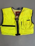 Vintage Stormy Seas Inflatable Life Vest Xs Yellow Usa CO2 Whistle Safety Jacket. Fixed Price $35.99.