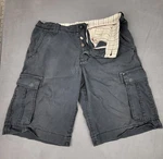 Quiksilver Cargo Shorts Mens 32 Crucial Battle Cotton Flat Front Out Baggy. Fixed Price $9.41.