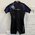 Neosport Wetsuit- Shorty, 3MM S630MB-45 Size Medium New With Tags Black W/ Navy. Fixed Price $49.95.