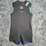 Pinnacle Wetsuit Men's Xl Black Sleeveless Shorts Merino Lining Surf. Fixed Price $49.99.