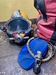 Commercial Diving Helmet Kirby Morgan Superlite 27 Whip, Carrying Bag & Inner. Fixed Price $4400.00.