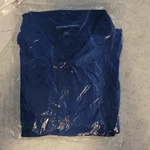Port Authority 2XL Men's Blue K500 Button Polo Shirt Casual Collared Solid Nip. Fixed Price $23.00.