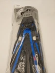 Mares Volo Race Full Foot Fins, 44, Black/blue. Fixed Price $80.00.