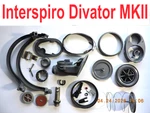 Interspiro Divator Mkii Mask New And Used Parts W/sp Aga Scuba Dive Dry Suit. Fixed Price $59.99.
