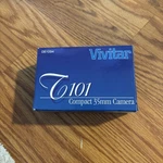 Nos Vintage Vivitar T101 Compact Plastic 35MM Film Camera Original Box 1998. Fixed Price $12.00.