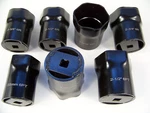7PC 1/2 Drive Sae Metric Thin Deep Axle Lock Nut Socket Set 6 Pt Hex & Rounded. Fixed Price $79.00.