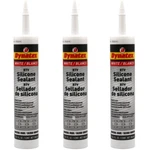 Dynatex Industrial Silicone 10.1OZ Caulk Tube Flexible Watertight (3-PACK). Fixed Price $38.96.
