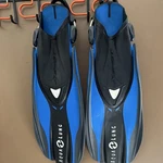 Aqua Lung Express Water Sport Fins Blue Size Snorkeling Swimming Diving Gear. Fixed Price $25.00.
